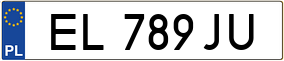 Truck License Plate